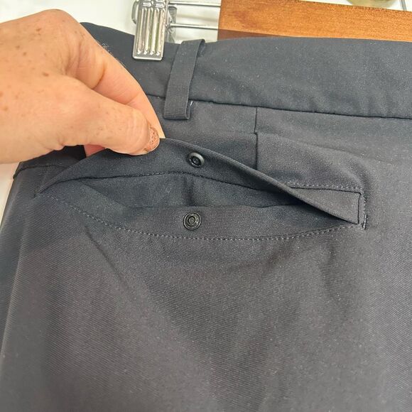Lululemon Pants Mens Size 34 Black ABC Classic Fit Performance Stretch Chino - Picture 10 of 16